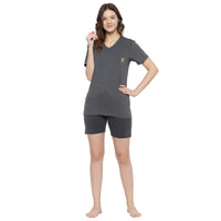 Mack Jonney Grey Women's Night Suit