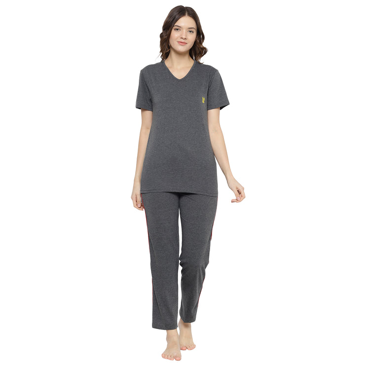 Mack Jonney Grey Women's Night Suit