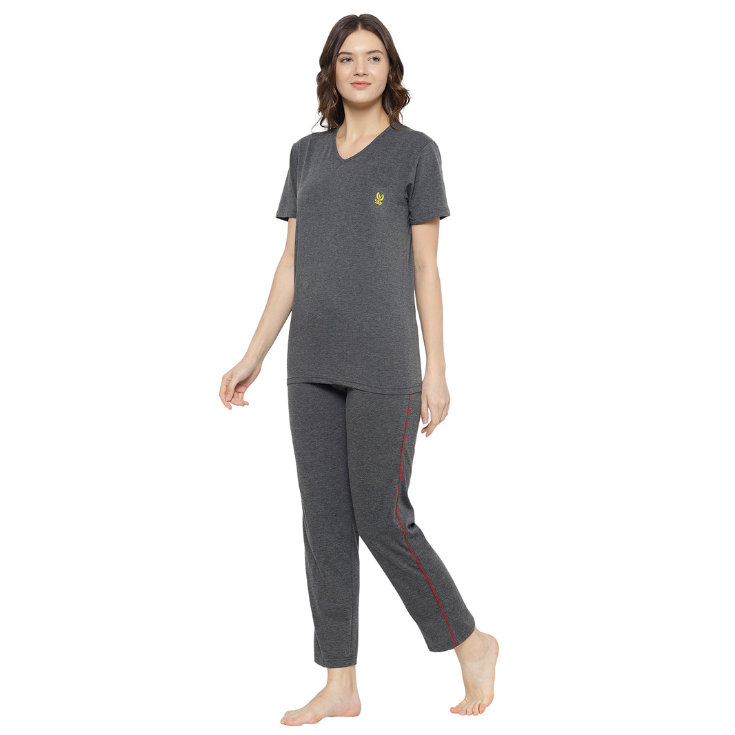 Mack Jonney Grey Women's Night Suit