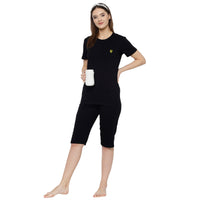Mack Jonney Black Women's Night Suit