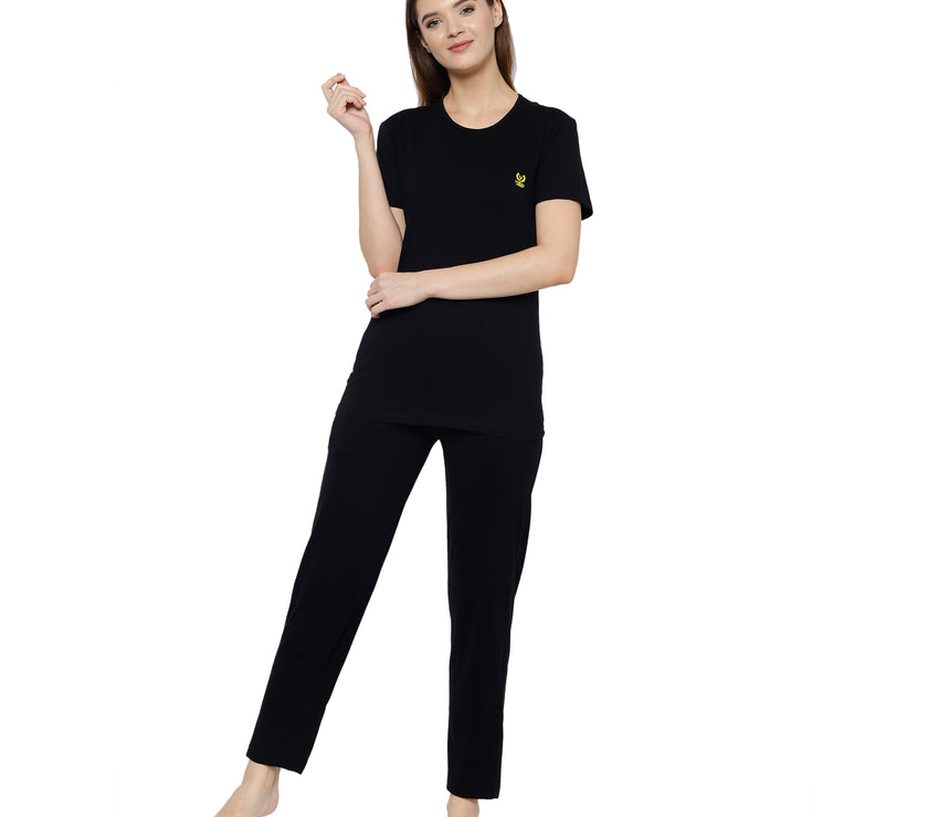 Mack Jonney Black Women's Night Suit