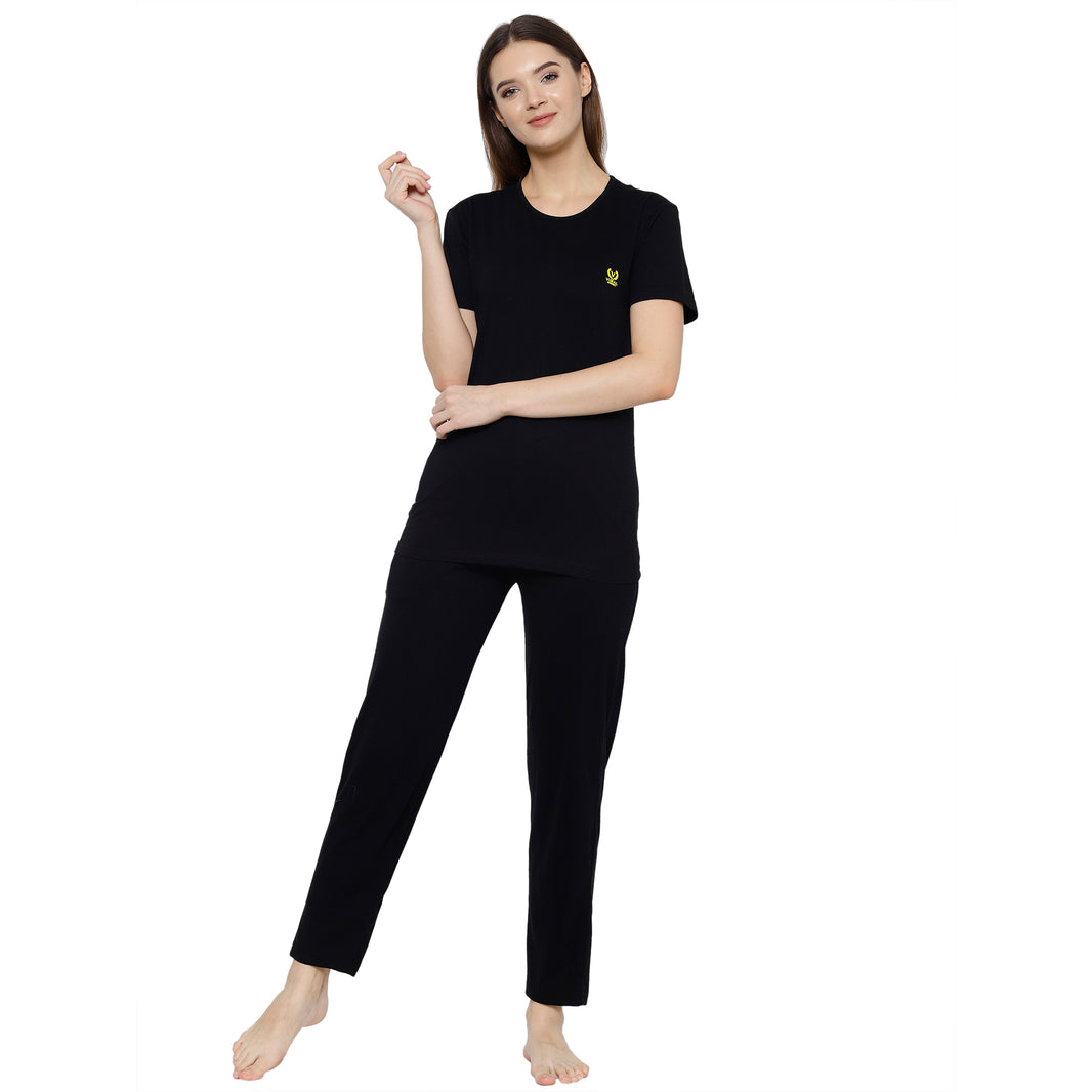 Mack Jonney Black Women's Night Suit