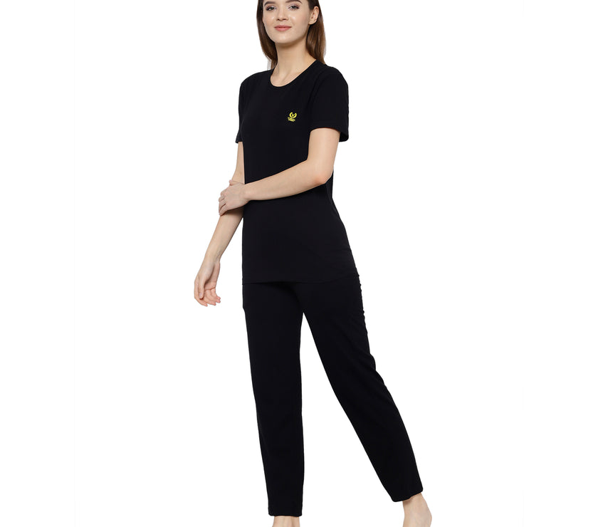 Mack Jonney Black Women's Night Suit