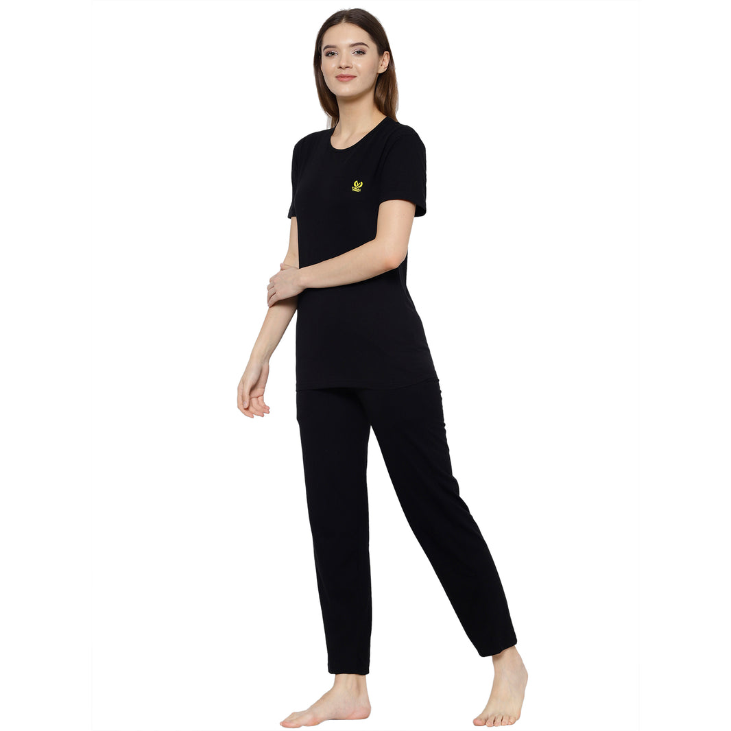Mack Jonney Black Women's Night Suit