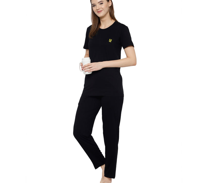 Mack Jonney Black Women's Night Suit