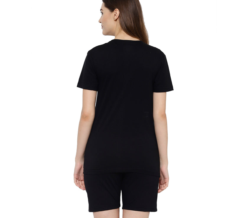 Mack Jonney Black Women's Night Suit