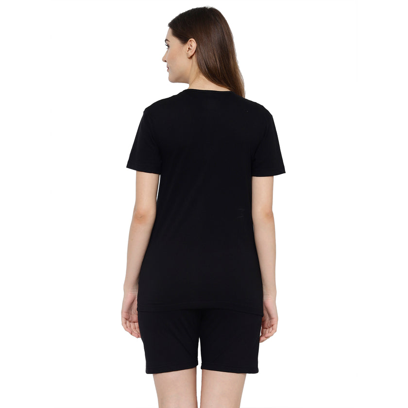 Mack Jonney Black Women's Night Suit