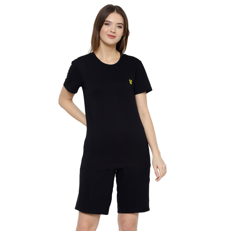 Mack Jonney Black Women's Night Suit