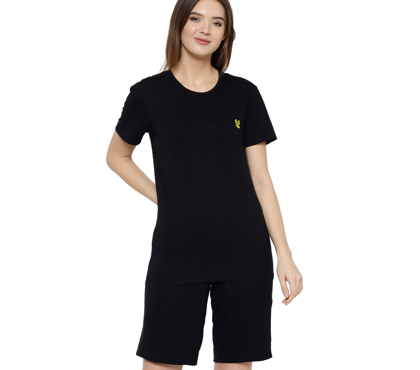 Mack Jonney Black Women's Night Suit