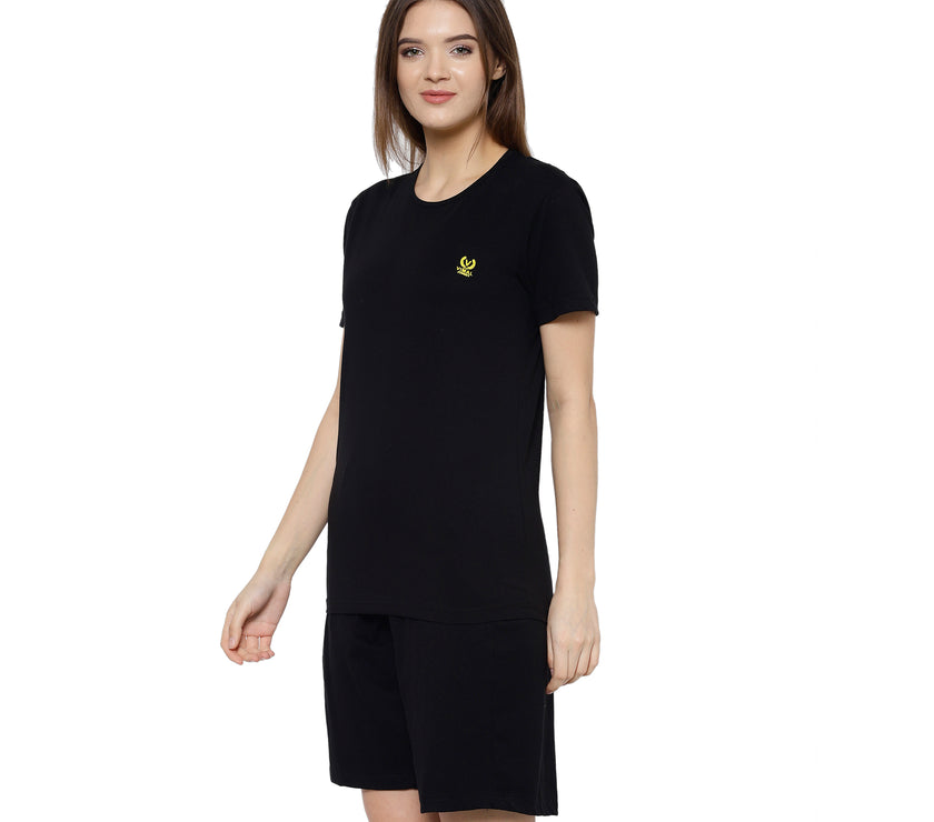 Mack Jonney Black Women's Night Suit
