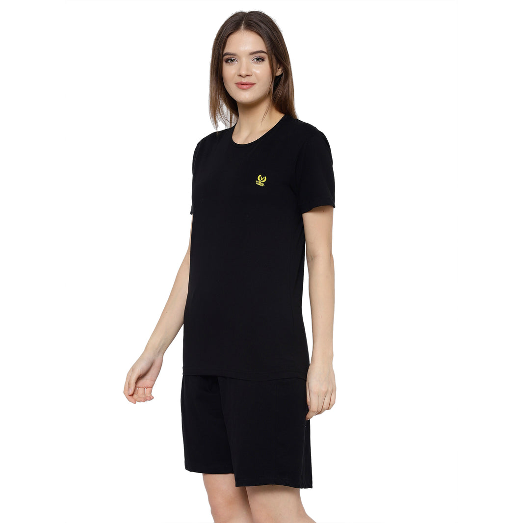 Mack Jonney Black Women's Night Suit