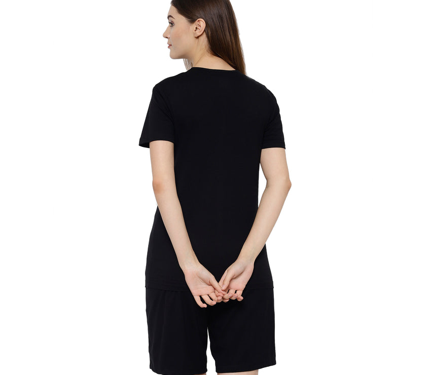 Mack Jonney Black Women's Night Suit
