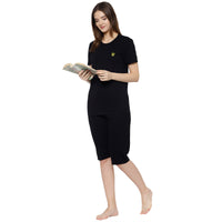Mack Jonney Black Women's Night Suit