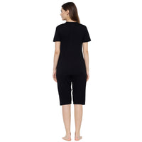 Mack Jonney Black Women's Night Suit
