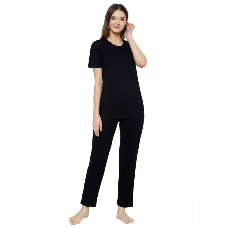 Mack Jonney Black Women's Night Suit