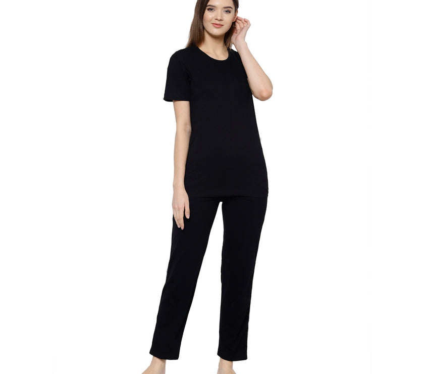 Mack Jonney Black Women's Night Suit