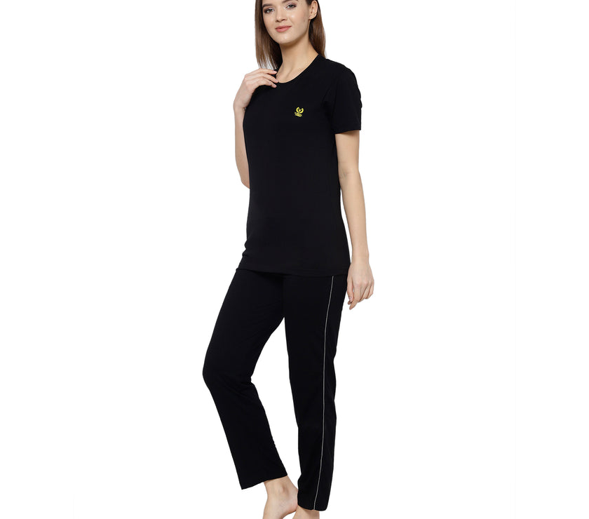 Mack Jonney Black Women's Night Suit