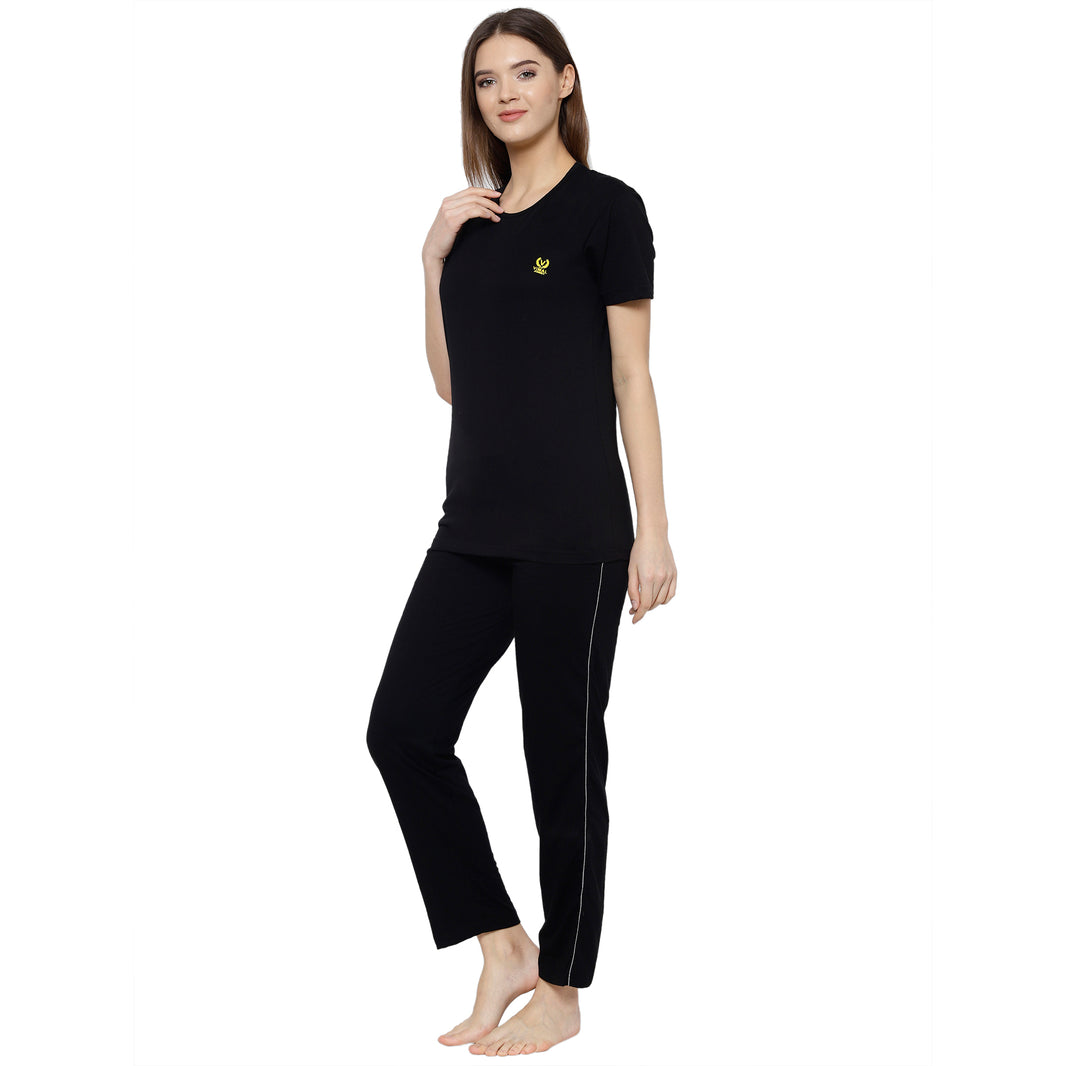 Mack Jonney Black Women's Night Suit