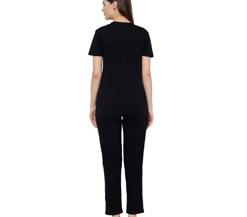 Mack Jonney Black Women's Night Suit