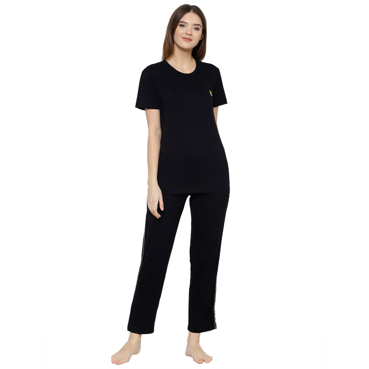 Mack Jonney Black Women's Night Suit