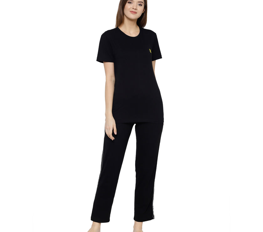 Mack Jonney Black Women's Night Suit