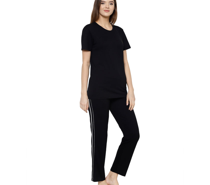 Mack Jonney Black Women's Night Suit