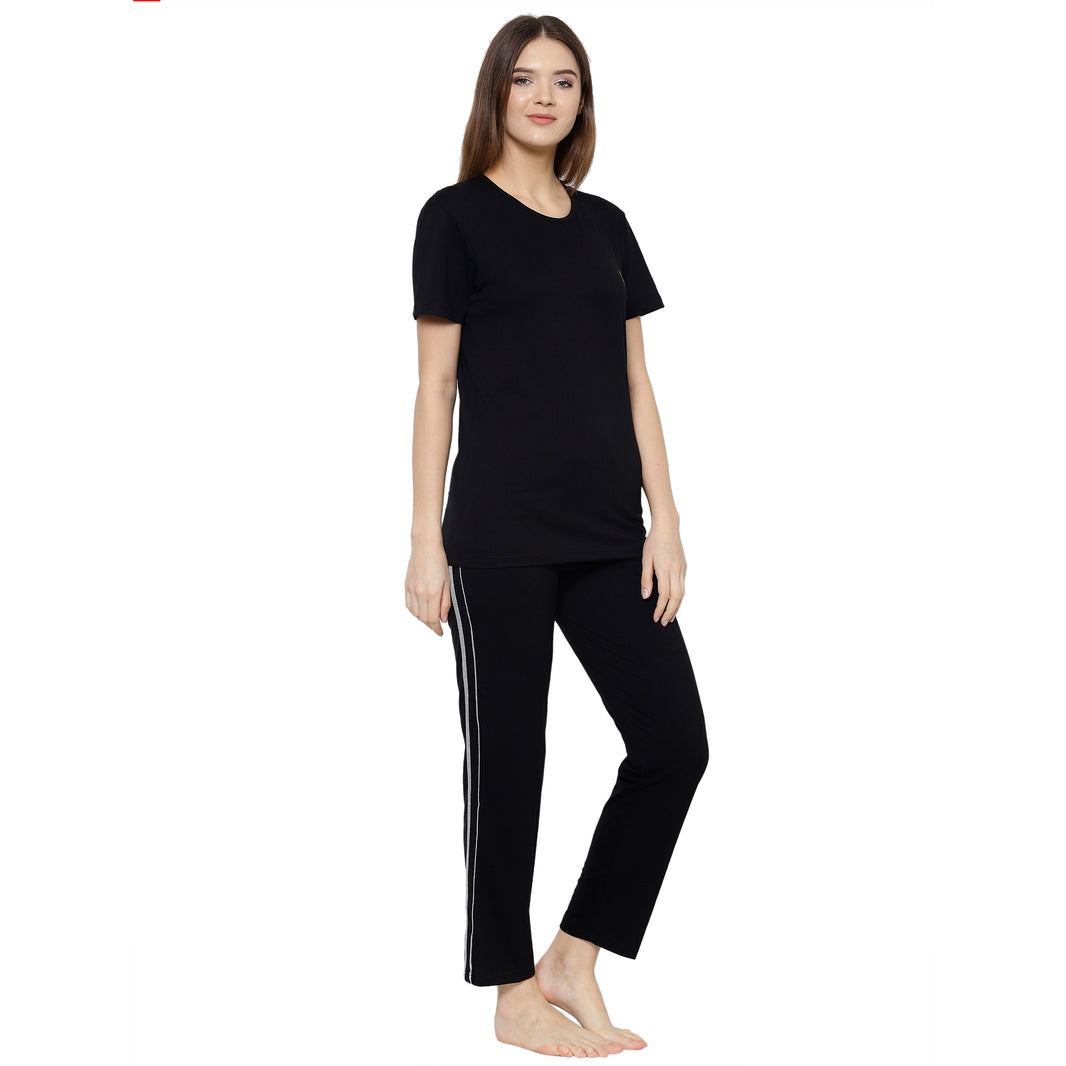 Mack Jonney Black Women's Night Suit