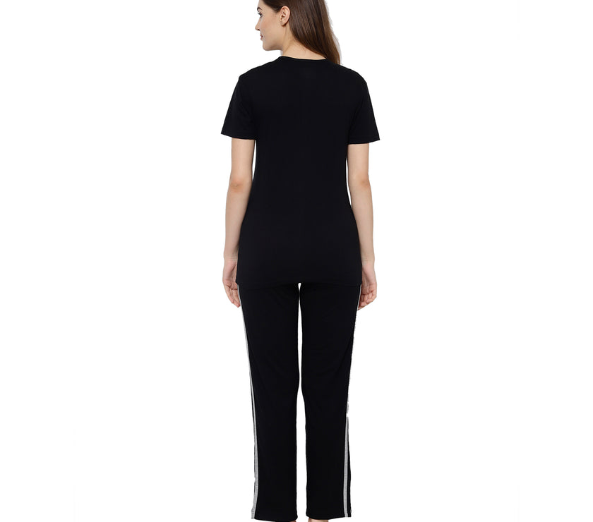Mack Jonney Black Women's Night Suit