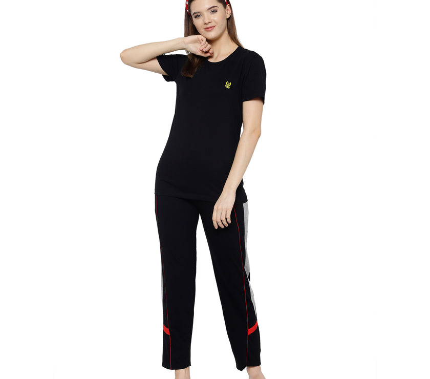 Mack Jonney Black Women's Night Suit