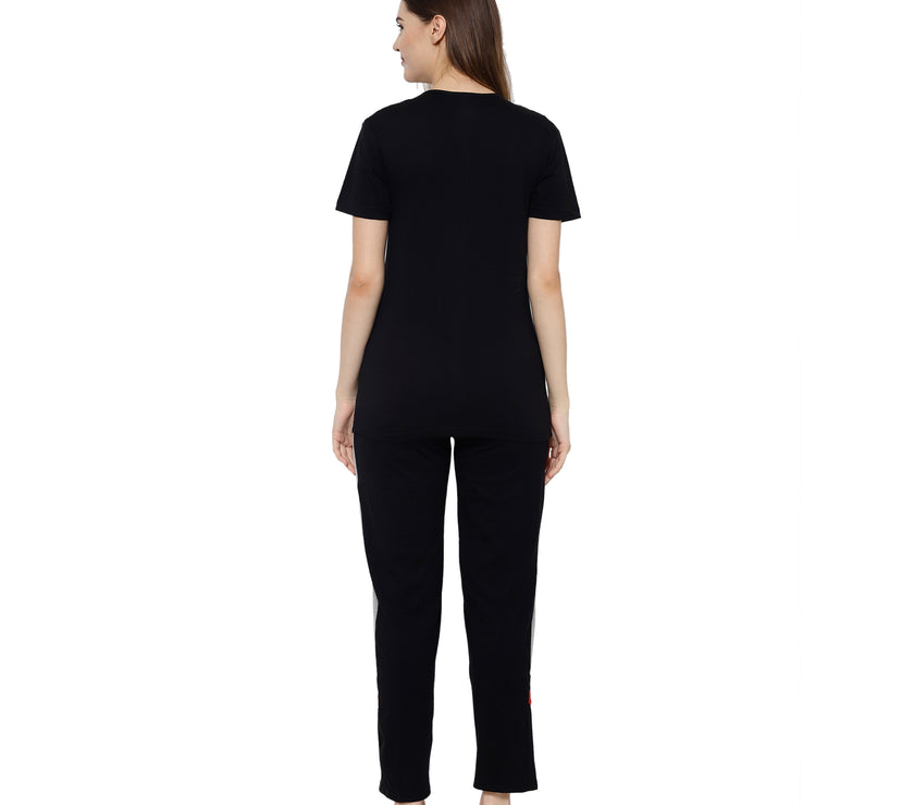Mack Jonney Black Women's Night Suit