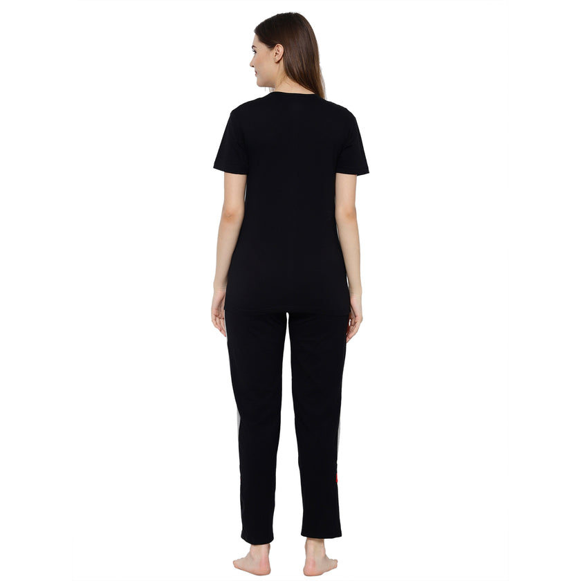 Mack Jonney Black Women's Night Suit