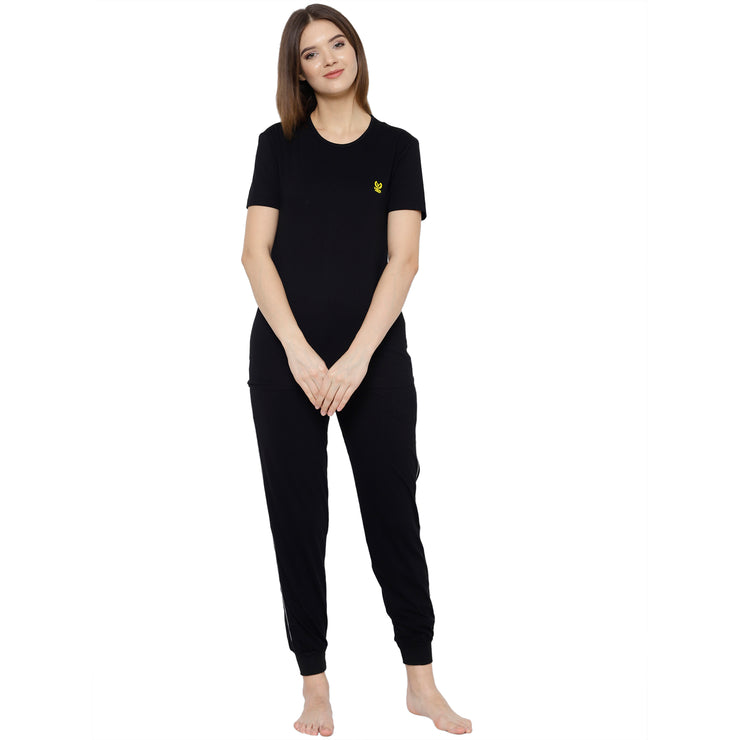 Mack Jonney Black Women's Night Suit