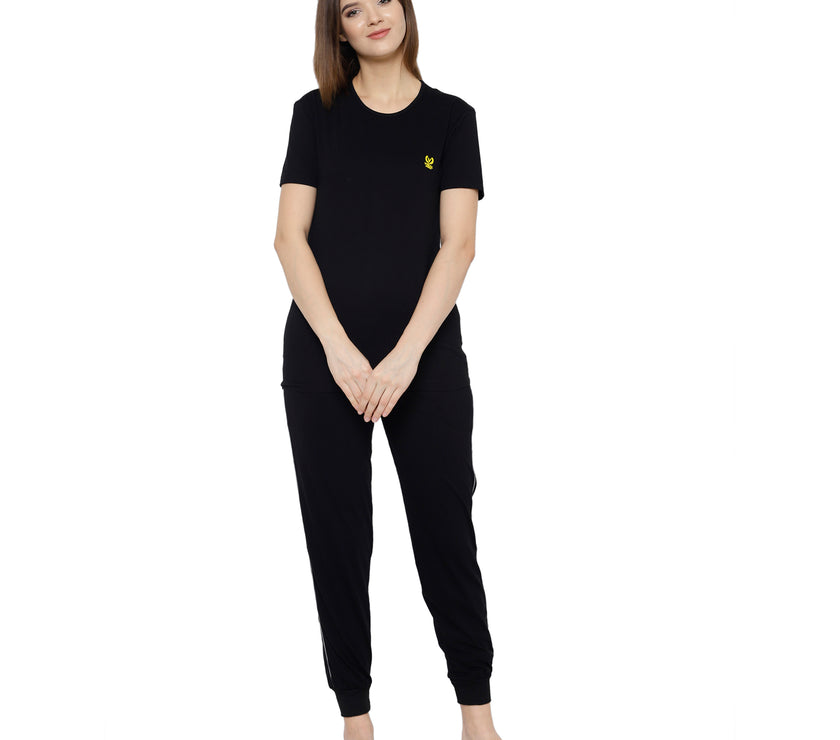 Mack Jonney Black Women's Night Suit
