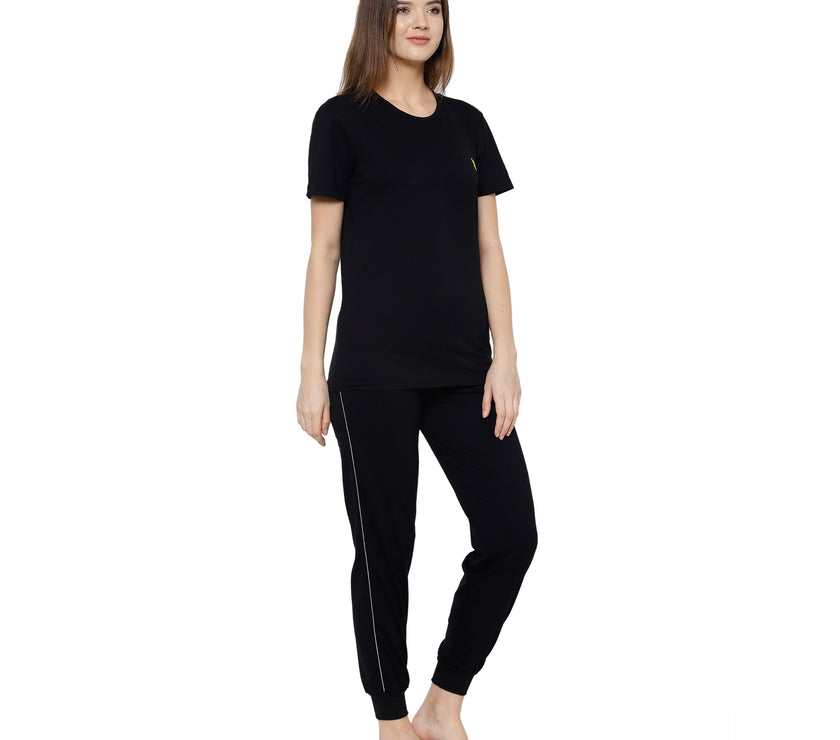 Mack Jonney Black Women's Night Suit