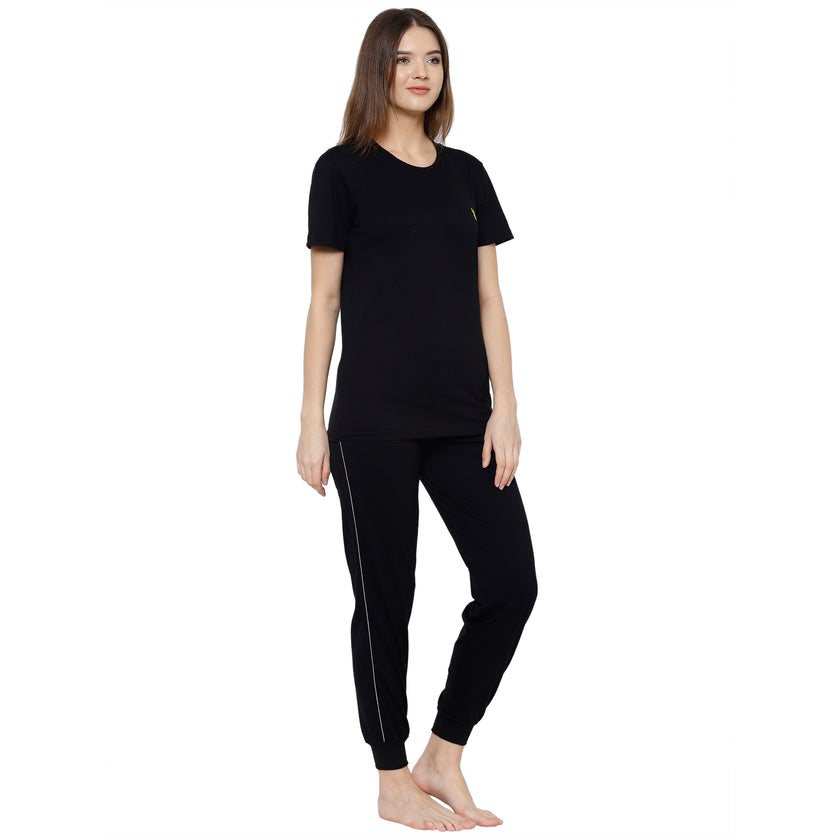 Mack Jonney Black Women's Night Suit