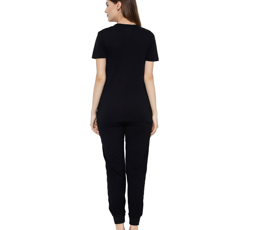 Mack Jonney Black Women's Night Suit