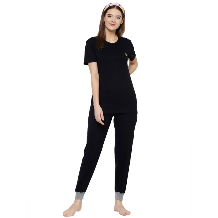 Mack Jonney Black Women's Night Suit