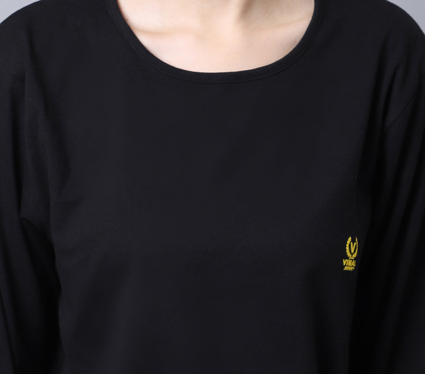 Mack Jonney Cotton Black Tracksuit for Women