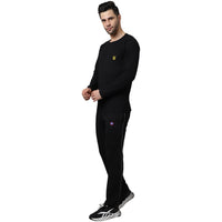 Mack Jonney Cotton Black Tracksuit for Men