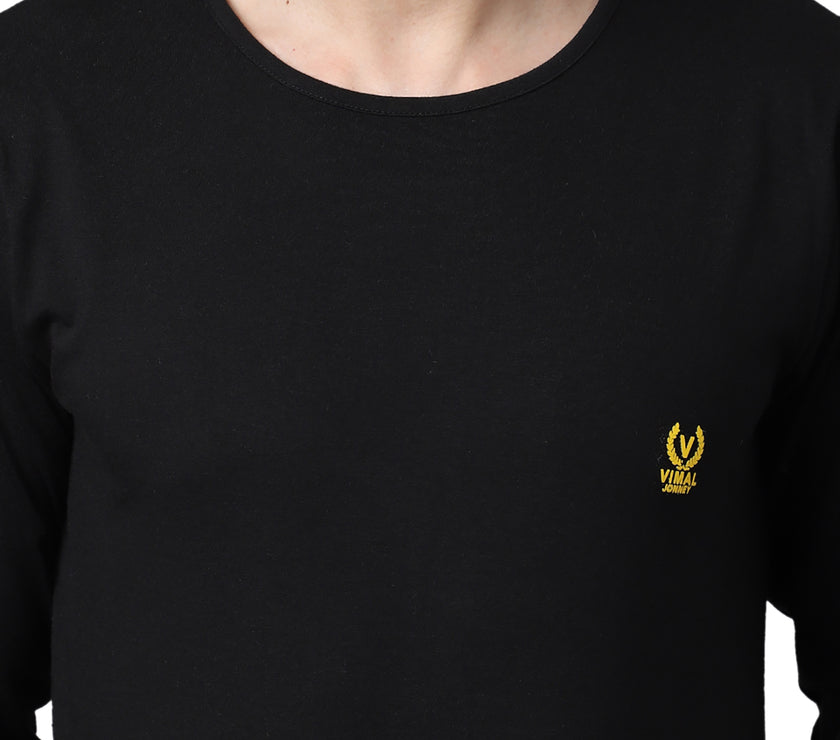 Mack Jonney Cotton Black Tracksuit for Men