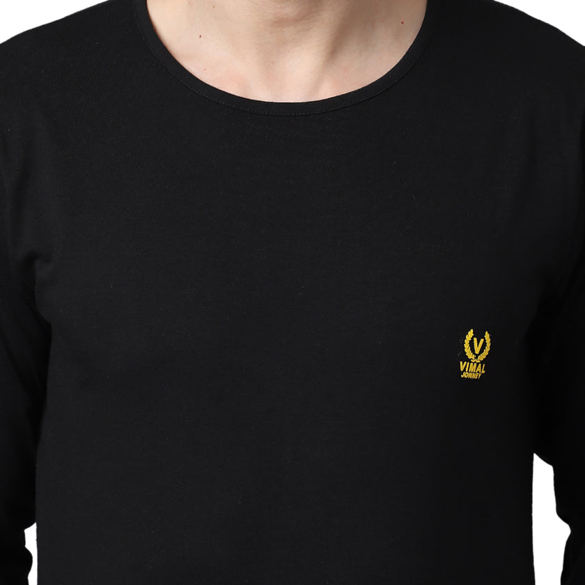 Mack Jonney Cotton Black Tracksuit for Men