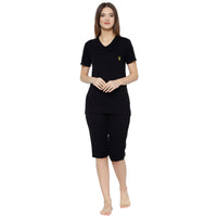 Mack Jonney Black Women's Night Suit