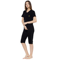 Mack Jonney Black Women's Night Suit