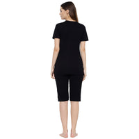 Mack Jonney Black Women's Night Suit