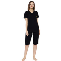 Mack Jonney Black Women's Night Suit