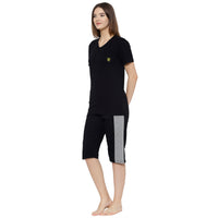 Mack Jonney Black Women's Night Suit