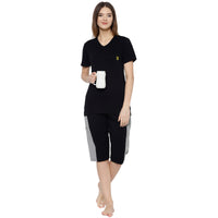Mack Jonney Black Women's Night Suit