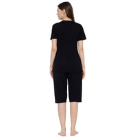 Mack Jonney Black Women's Night Suit