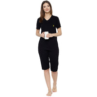 Mack Jonney Black Women's Night Suit