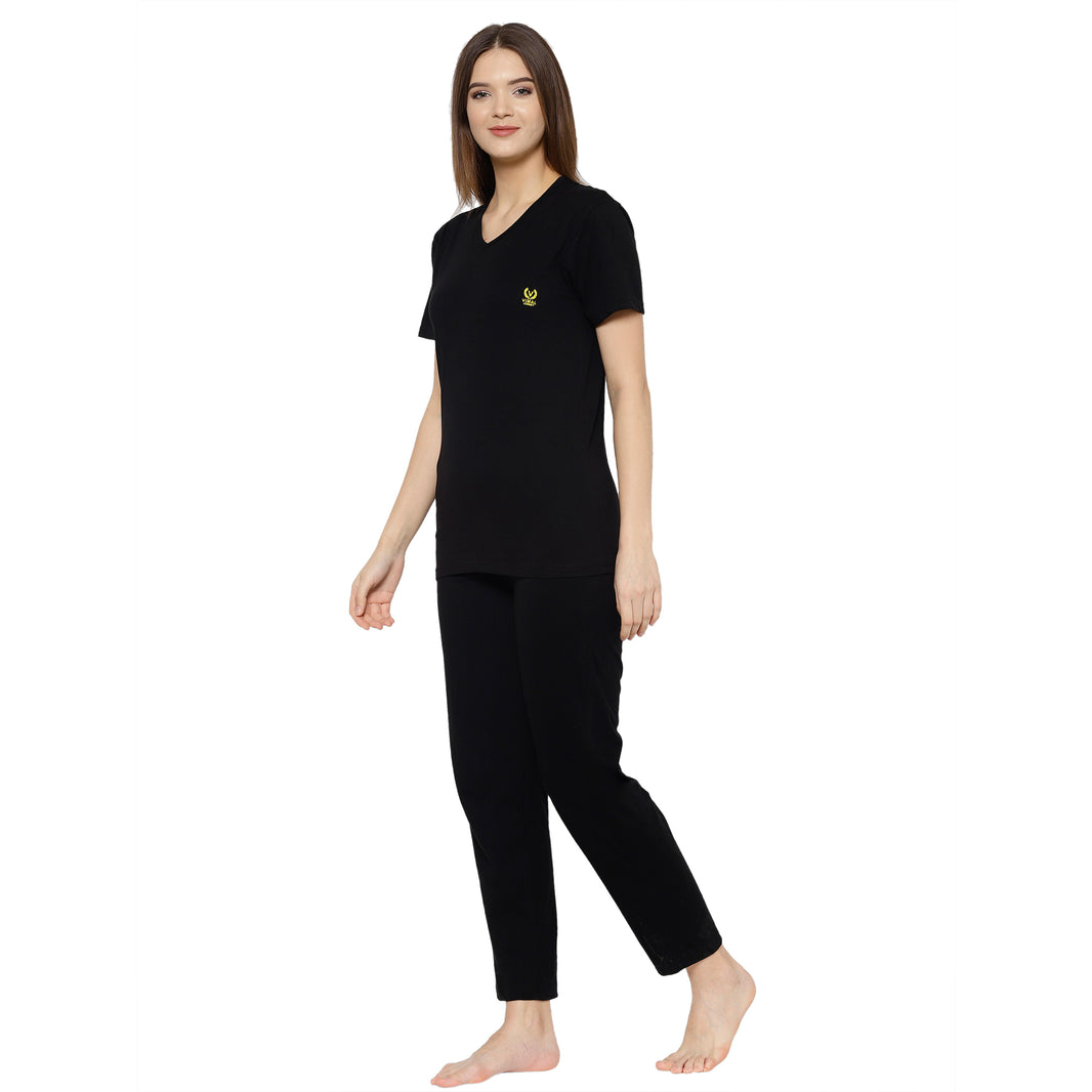 Mack Jonney Black Women's Night Suit